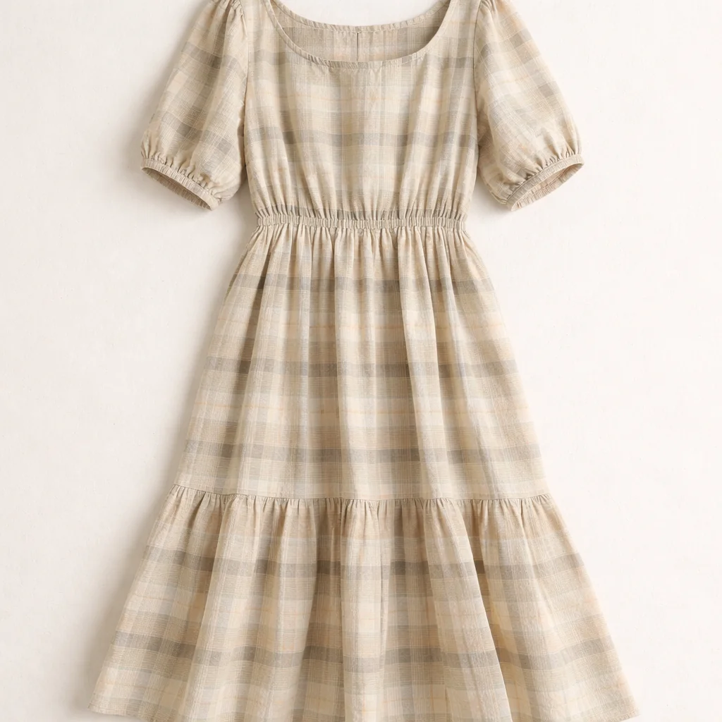 Casual Cotton Dress Display