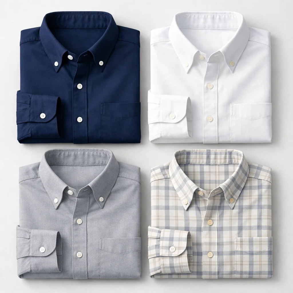 Crisp Shirts Flatlay