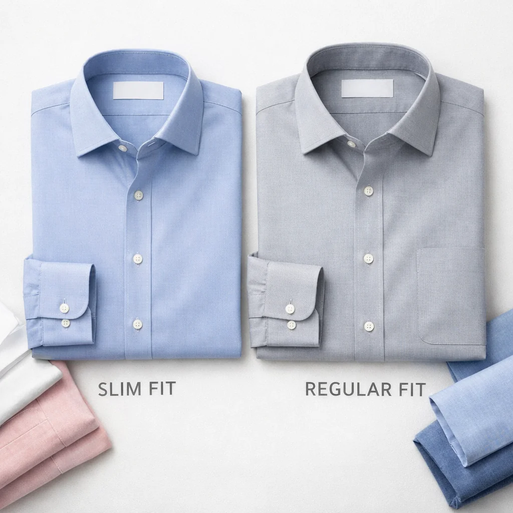 Formal Shirt Styles (Slim Fit Regular Fit)