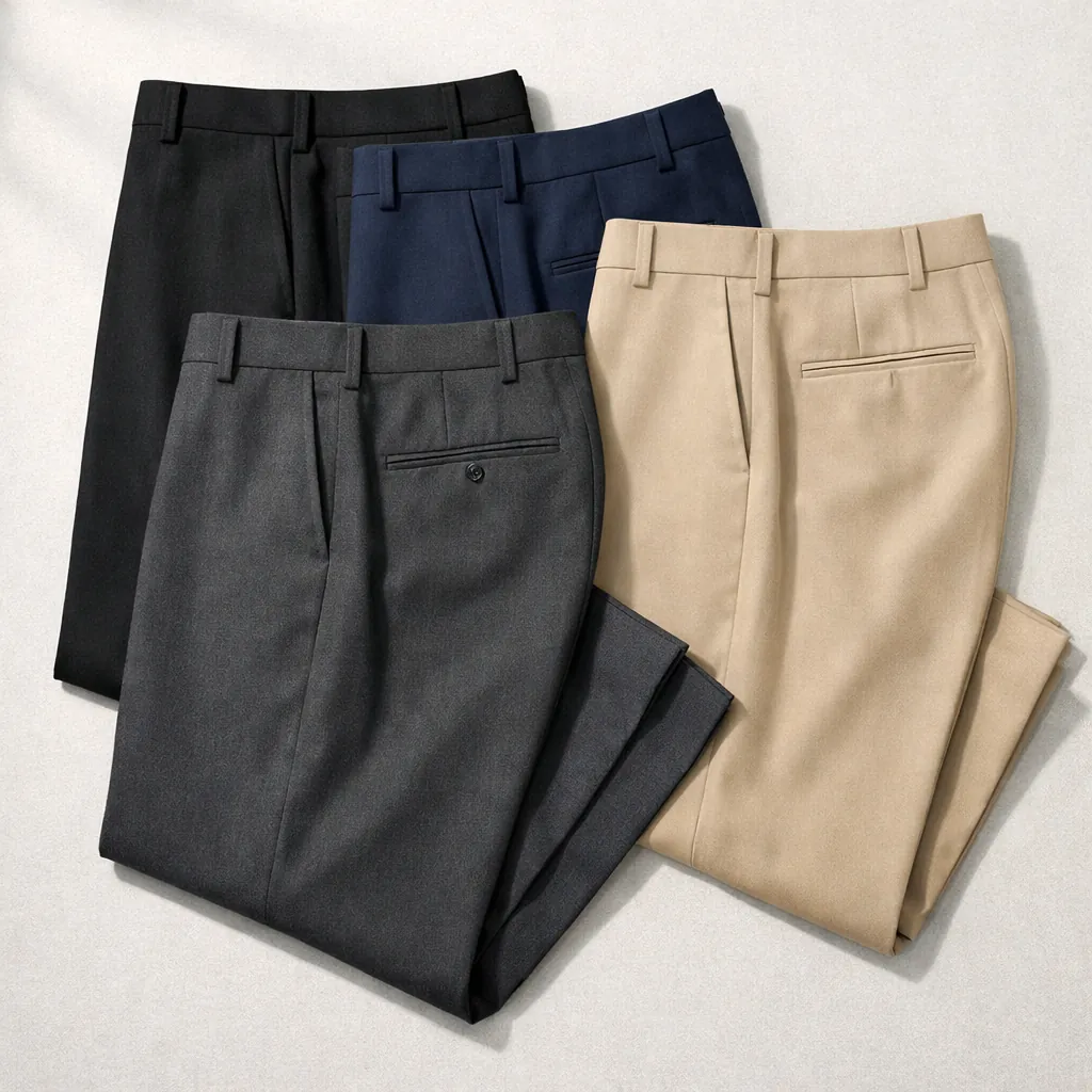 Formal Trousers Flatlay