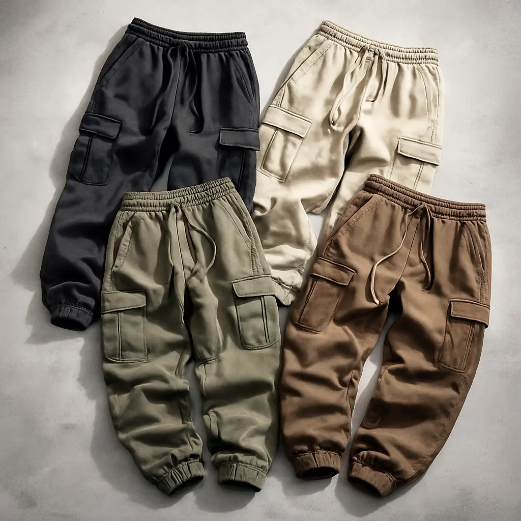 Oversized Jogger Pants Display