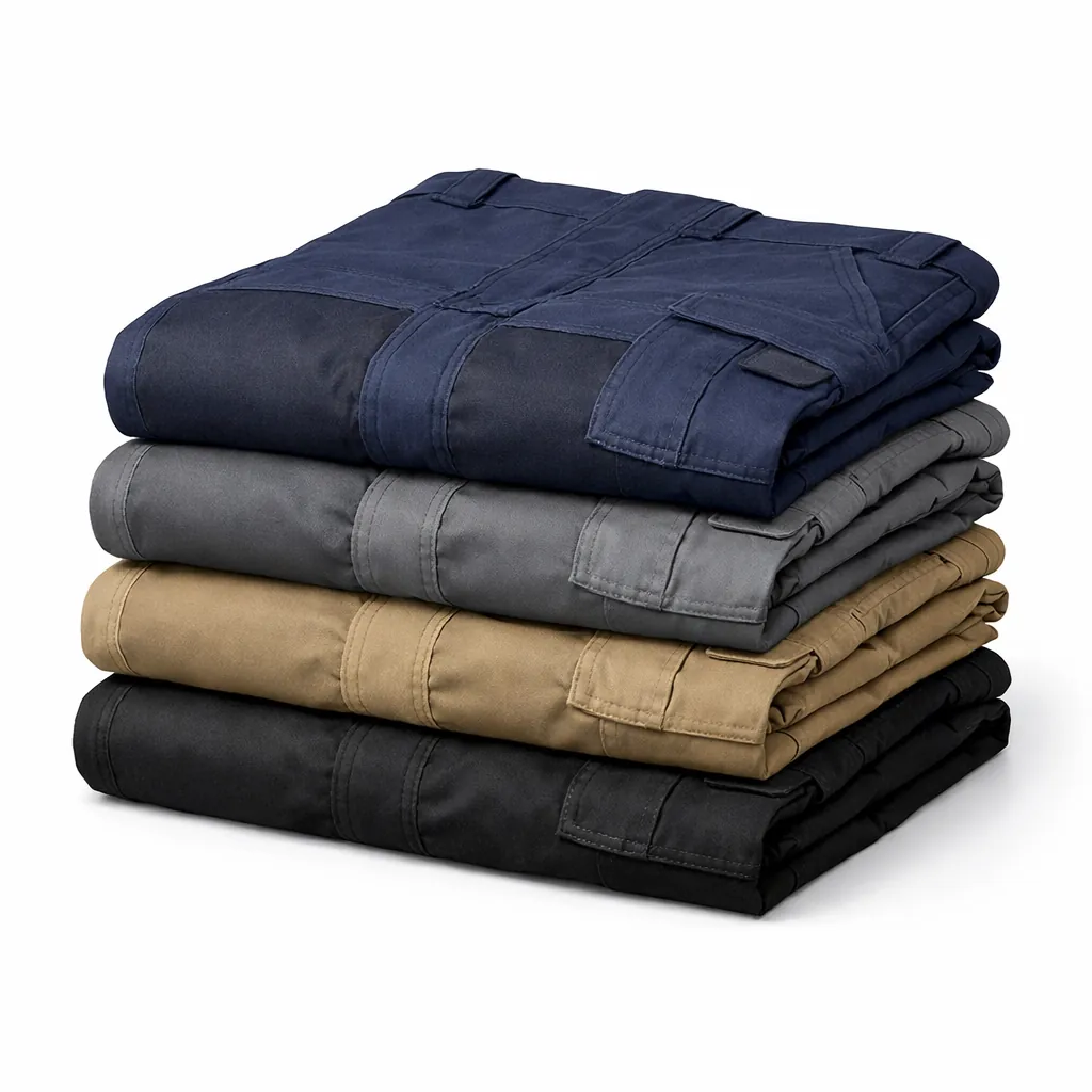 Folded Safety Coveralls – Color Stack