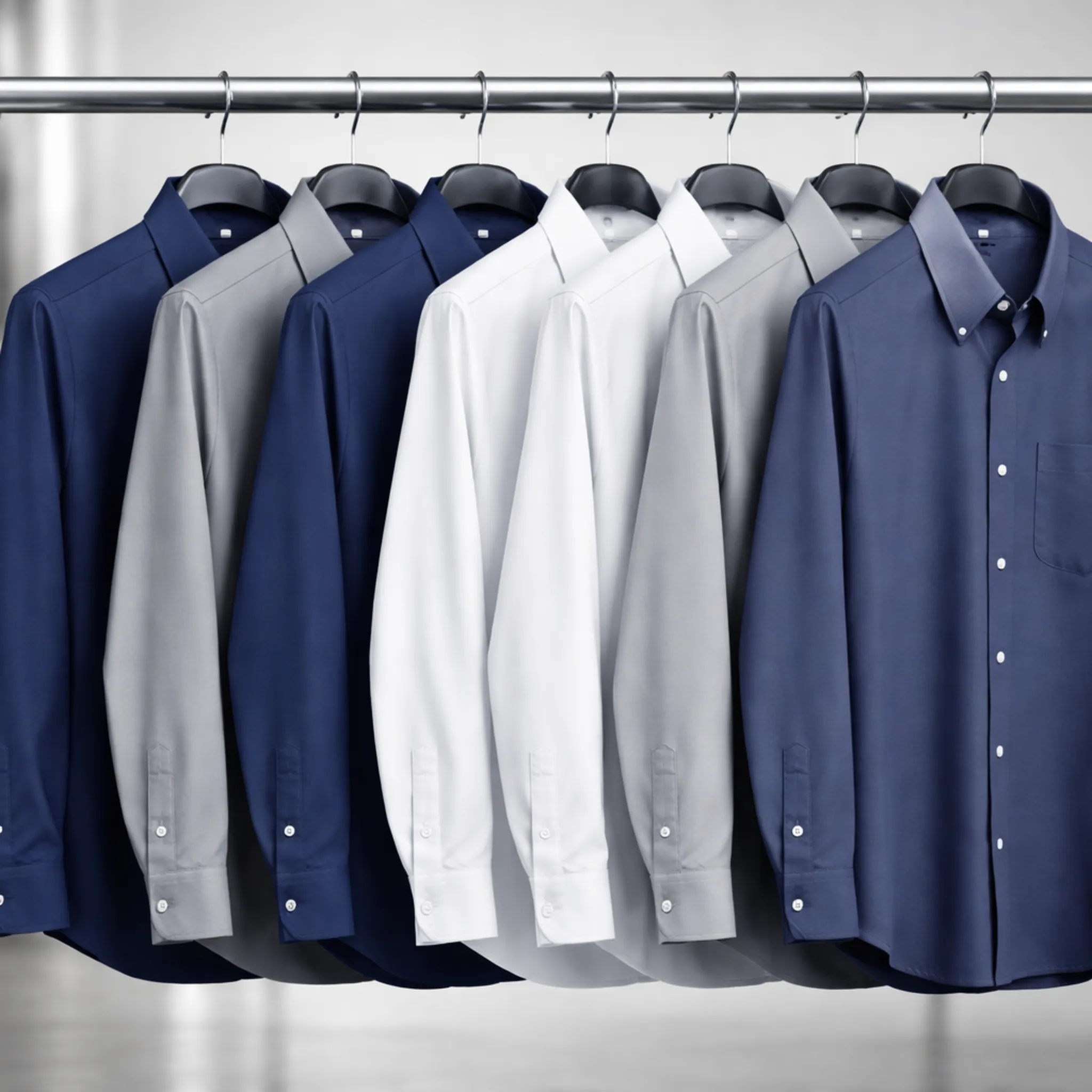 Shirt Collar Stitching – Machine Close-up